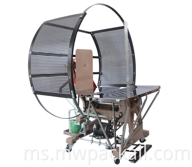 Bale Tie Automatik PE Mengikat Bundling Strapping Machine /mesin pengikat untuk Karton /Tuala